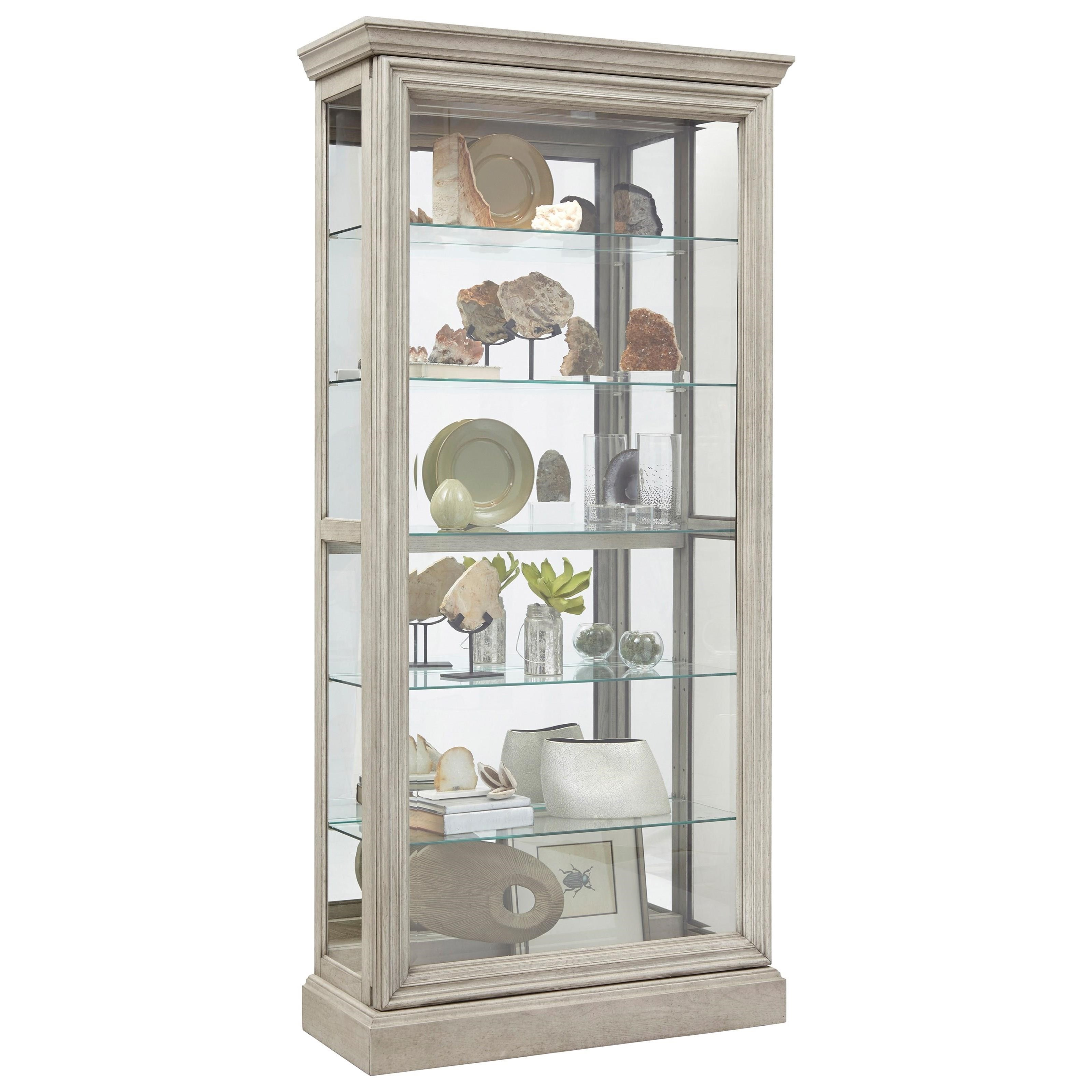 Pulaski Furniture Curios 705641062 Sliding Door Curio with Touch